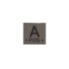 PATCH GRUPPO SANGUIGNO - A POS -  RAL 7013 - CLAWGEAR 