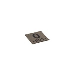 PATCH GRUPPO SANGUIGNO - 0 POS -  RAL 7013 - CLAWGEAR 