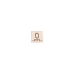 PATCH GRUPPO SANGUIGNO - 0 POS -  DESERT - CLAWGEAR 