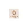 PATCH GRUPPO SANGUIGNO - 0 POS -  DESERT - CLAWGEAR 