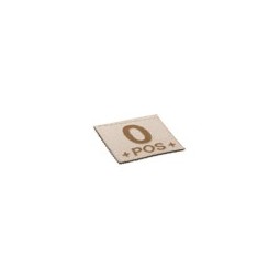 PATCH GRUPPO SANGUIGNO - 0 POS -  DESERT - CLAWGEAR 