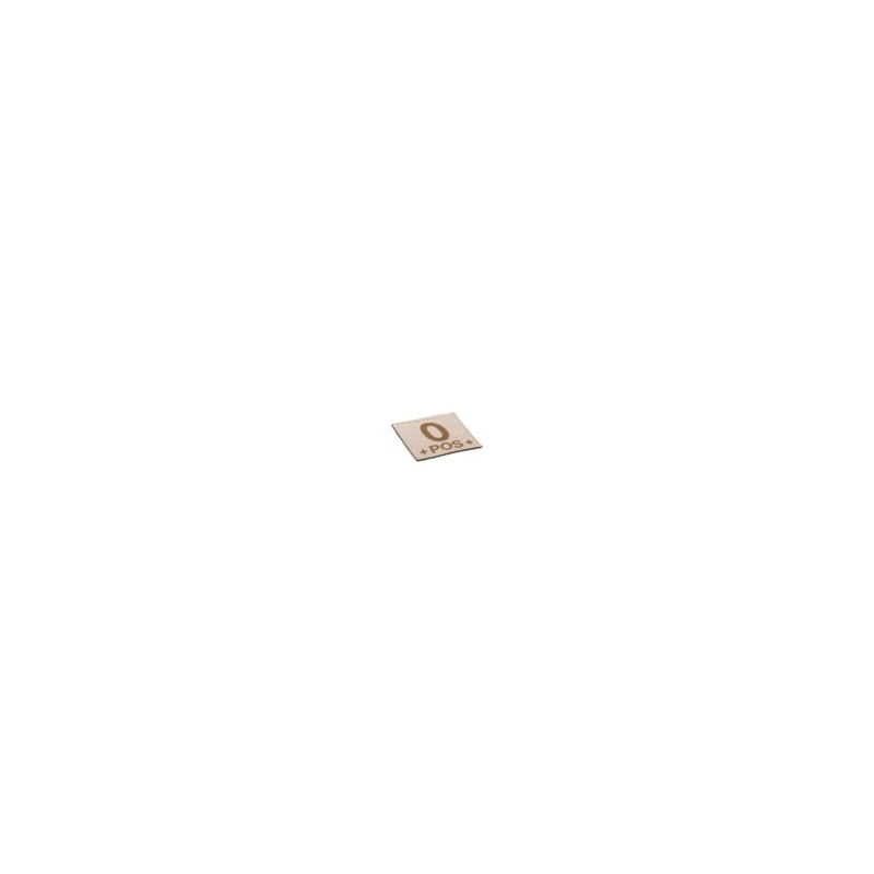 PATCH GRUPPO SANGUIGNO - 0 POS -  DESERT - CLAWGEAR 