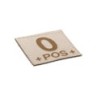 PATCH GRUPPO SANGUIGNO - 0 POS -  DESERT - CLAWGEAR 