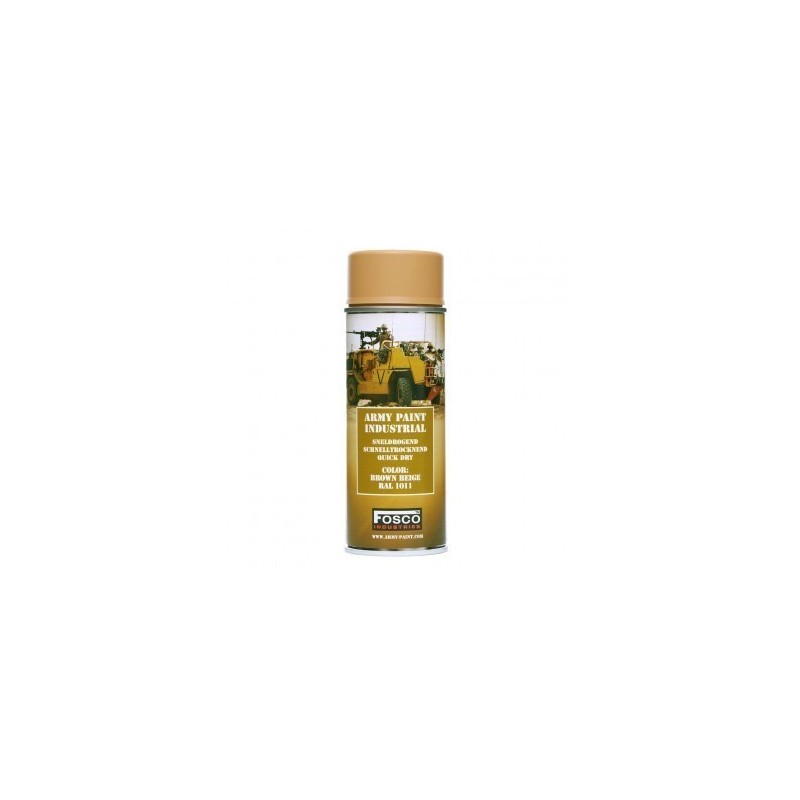 BROWN BEIGE SPRAY PAINT (RAL 1011) 400ml - FOSCO INDUSTRIES