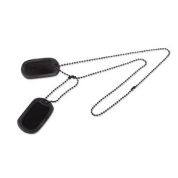 Piastrine DOG-TAG TIPO US- ARMY con incisione laser.