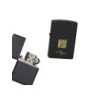 ACCENDINO TIPO ZIPPO + INCISONE LASER - BLACK