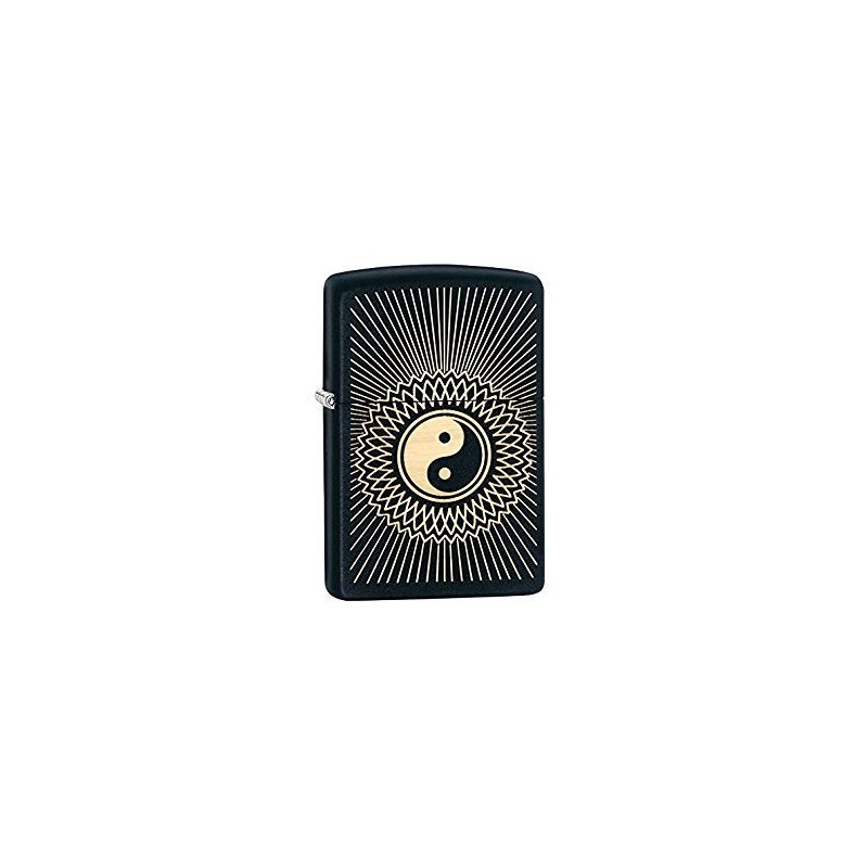 ZIPPO-STYLE LIGHTER + LASER ENGRAVING - BLACK