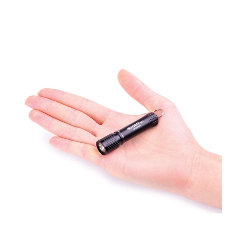 MINI TORCIA PORTATILE K11 - BLACK - 100 LUMEN - NEXTORCH 
