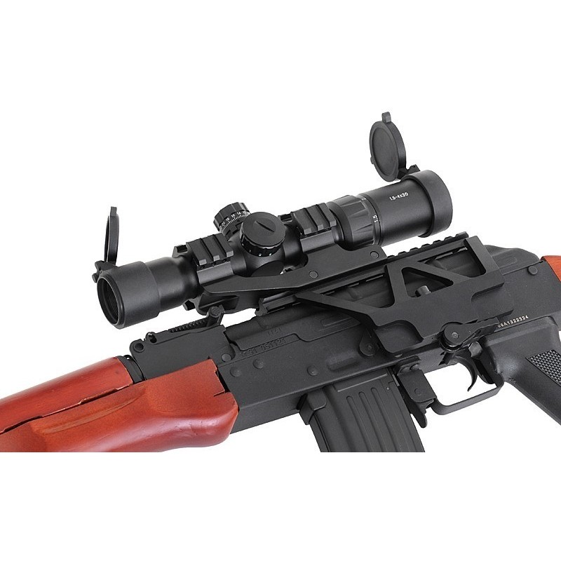 Slitta laterale RIS stile Midwest  porta mirino per SHINA serie AK - M-etal