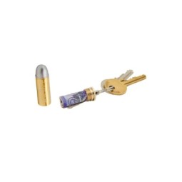 KEYCHAIN - WATERPROOF BULLET CONTAINER - TRUE UTILITY