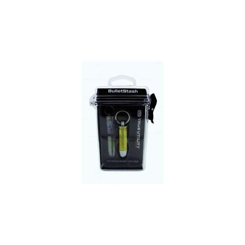KEYCHAIN - WATERPROOF BULLET CONTAINER - TRUE UTILITY