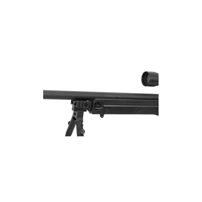 Fucile a molla L96 con OTTICA e BIPIEDE - MB01 - WELL
