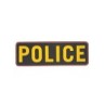 PATCH PVC POLICE - BLACK / YELLOW - EMERSON 
