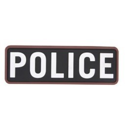 PATCH PVC POLICE - BLACK / WHITE - EMERSON 