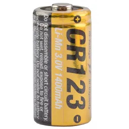 Batteria LITIO CR 123 3v - CLAWGEAR 