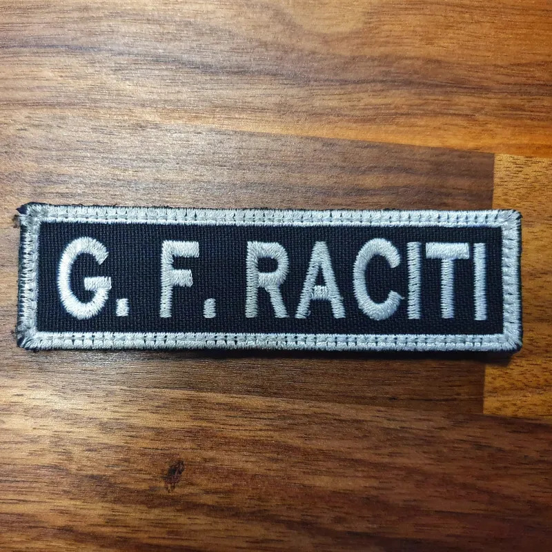 PATCH NOME PERSONALIZZATE RICAMATE - M TACTICAL Shop