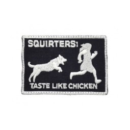 EMBROIDERED PATCH - SQUIRTERS TASTE LIKE CHICKEN - LA PATCHERIA