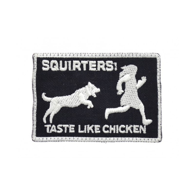 PATCH RICAMATA - SQUIRTERS TASTE LIKE CHICKEN - LA PATCHERIA