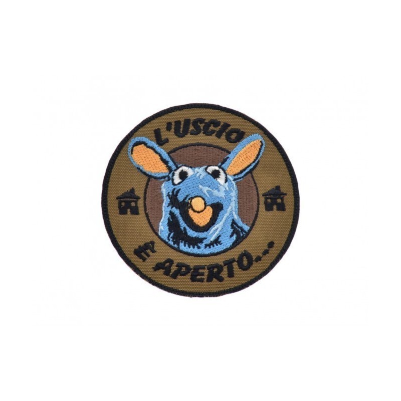 EMBROIDERED PATCH - DOOR IS OPEN - LA PATCHERIA
