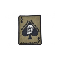 PATCH RICAMATA - YOU CAN RUN BUT YOU LL ONLY DIE TIRED - LA PATCHERIA