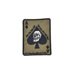 PATCH RICAMATA - YOU CAN RUN BUT YOU LL ONLY DIE TIRED - LA PATCHERIA