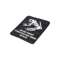 PATCH RICAMATA - DEVGRU NEVER FORGET OPERATION RED WINGS - LA PATCHERIA