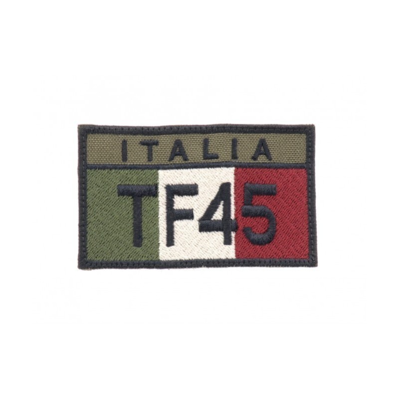 PATCH RICAMATA BANDIERA ITALIA TF45 - BASSA VISIBILITA' - LA PATCHERIA 