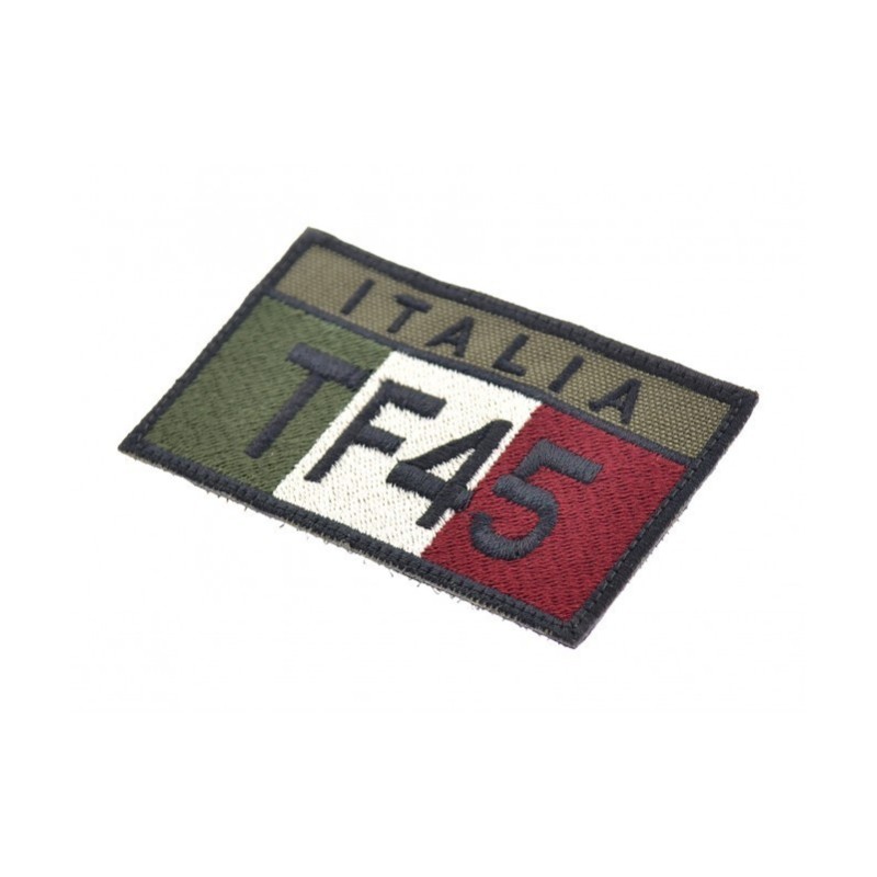 PATCH RICAMATA BANDIERA ITALIA TF45 - BASSA VISIBILITA' - LA PATCHERIA 