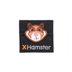 EMBROIDERED PATCH - X-HAMSTER - LA PATCHERIA