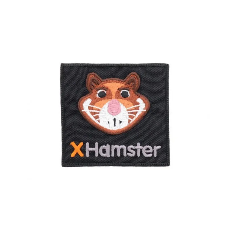 PATCH RICAMATA - X-HAMSTER - LA PATCHERIA 