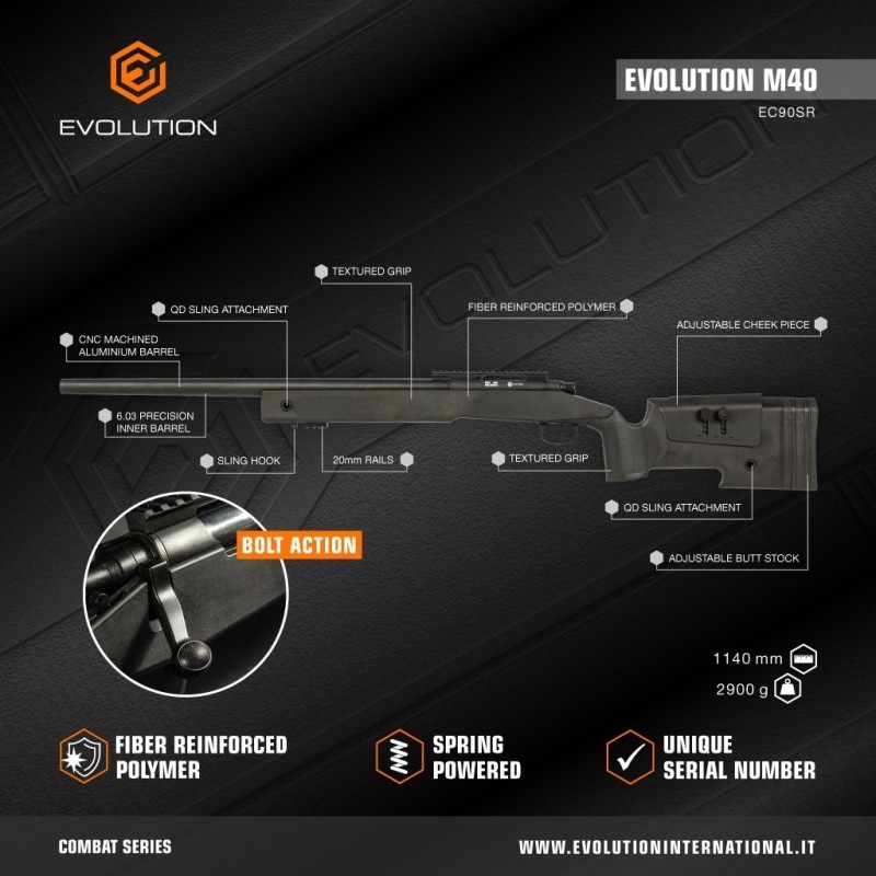 M40 Style Spring Precision Rifle - EVOLUTION