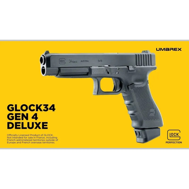 Pistola CO2 Glock® 34 DELUXE con valigia - UMAREX-VFC
