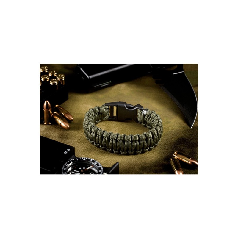PARACORD BRACELET WITH ABS CLOSURE - ONE SIZE - INVADER GEAR