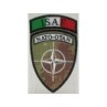 ISAF NATO-OTAN EMBROIDERED PATCH - VEGETATO BACKGROUND