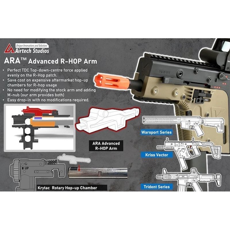 Hop-Up Arm for KRYTAC Rotary Hop-Up ADVANCED R-HOP - AIRTECH STUDIOS