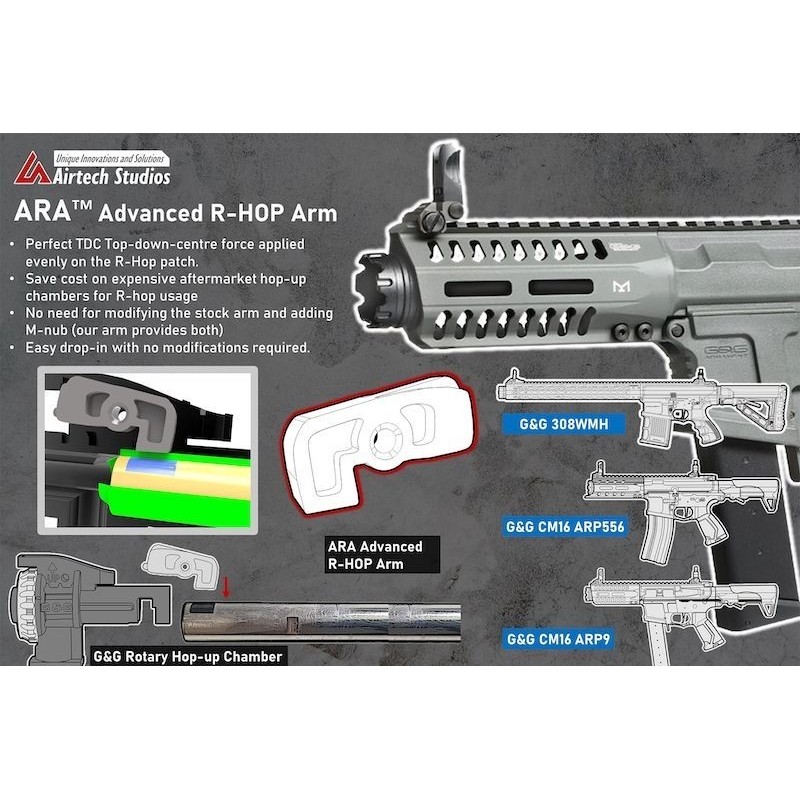 Hop-Up Arm for G&G Rotary Hop-Up Unit ADVANCED R-HOP - AIRTECH STUDIOS