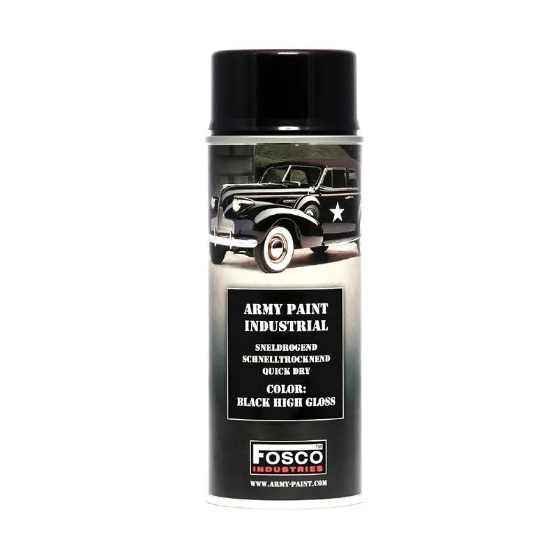 MATT SPRAY PAINT - BLACK HIGH GLOSS