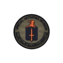 PATCH RICAMATA - CIA SPECIAL ACTIVITIES DIVISION - OD - LA PATCHERIA
