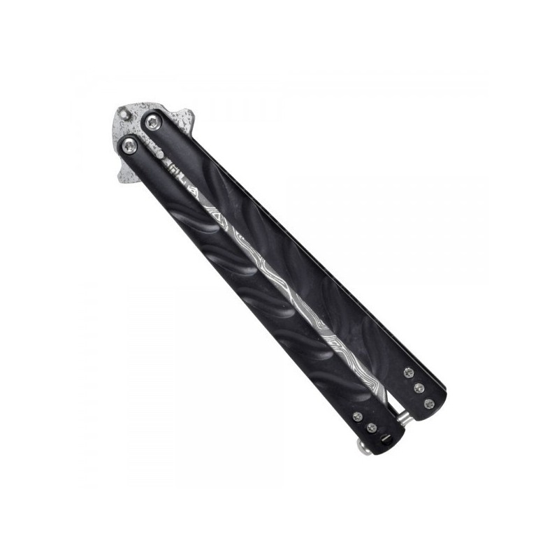 Coltello a farfalla Con lama decorata - SCK