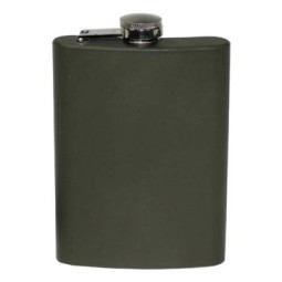 Stainless Steel Flask 220 ml - OLIVE - MIL-TEC