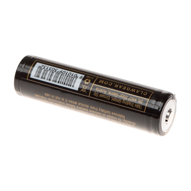 18650 LI-ION RECHARGEABLE Battery - 3600mAh 3.7v - CLAWGEAR