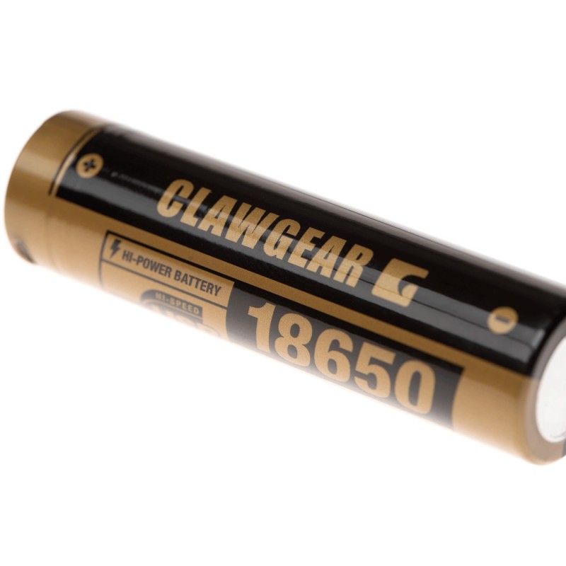Batteria LITIO MICRO USB RICARICABILE - 18650 - 2600mAh - CLAWGEAR 
