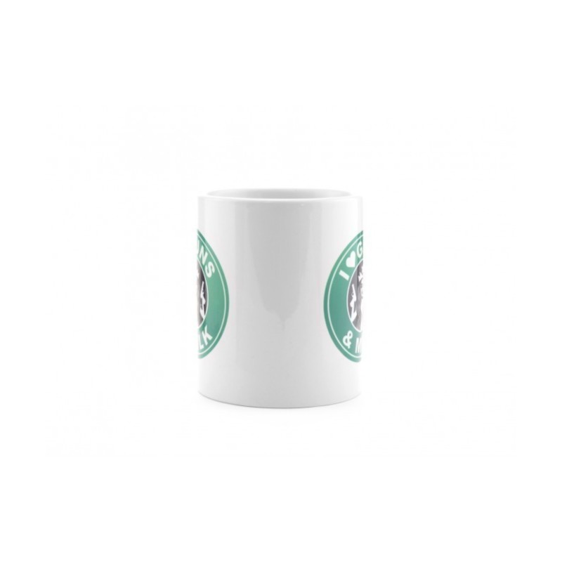 Tazza I LOVE GUNS AND MILK - La Patcheria