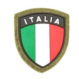 PATCH SCUDETTO BANDIERA ITALIANA PVC - DEFCON 5 