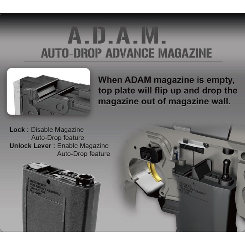 Cobalt Kinetics® BAMF aeg 90bb Automatic Release Magazine - G&G