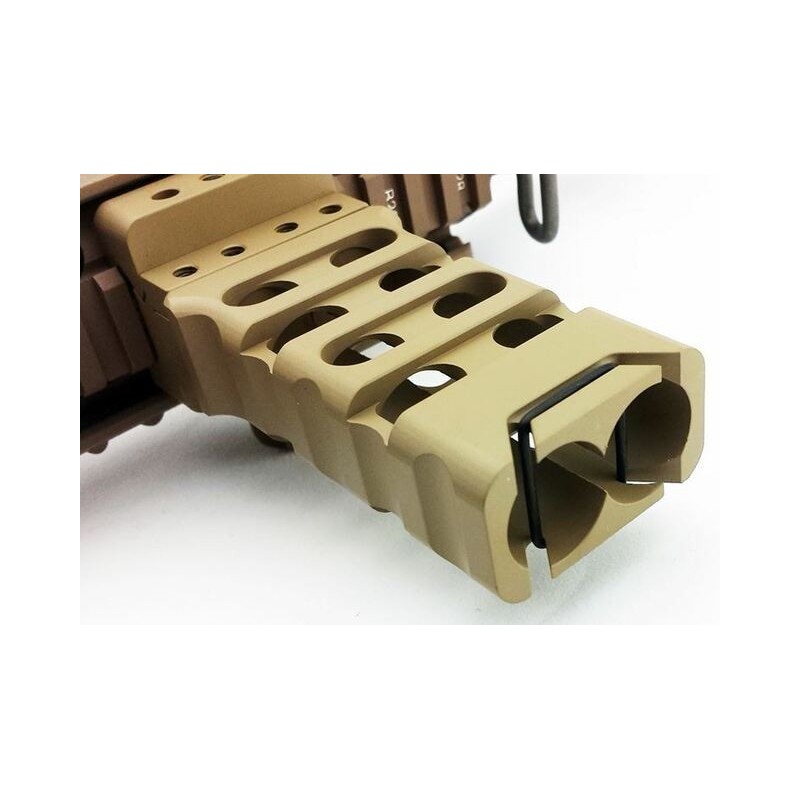 Aluminum Vertical Grip with 18650 Battery Compartment - M-ETAL