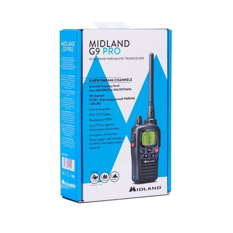 RADIO G9 Pro - BLACK - MIDLAND