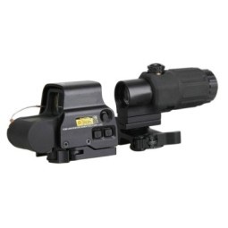 Mirino Red dot stile olografico ibrido XPS e  MAGNIFIER x3 - B. D.