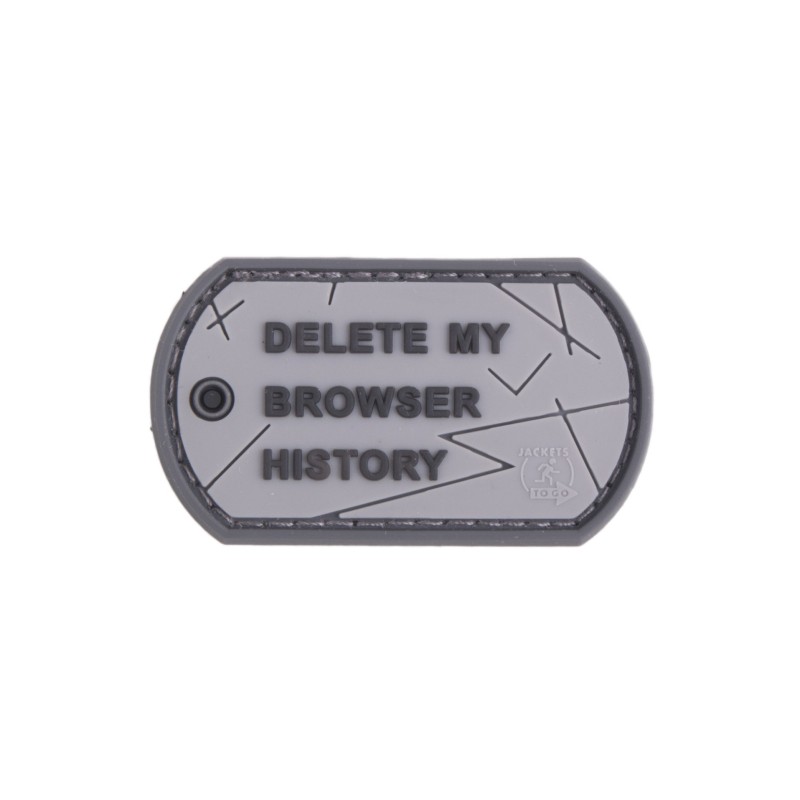 PATCH PVC - BROWSER HISTORY DOG TAG