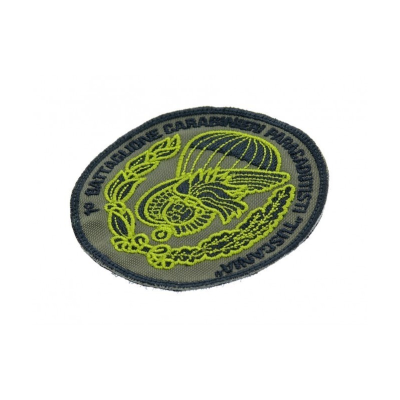 PATCH RICAMATA PRIMO BATTAGLIONE CARABINIERI PARACADUTISTI TUSCANIA - LA PATCHERIA 